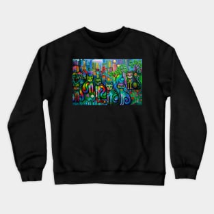 Metropolitan cats Crewneck Sweatshirt